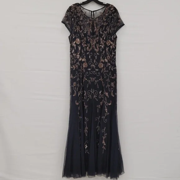 Pappell Boutique Beaded Embellished Evening Gown - Picture 8 of 13